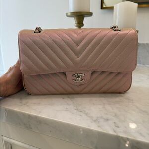 Chanel Pink Quilted Women's Bag